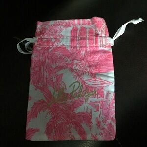 Lilly Pulitzer Pink and White Mini Bag